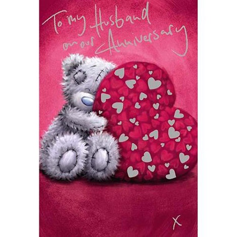 Husband Anniversary Me to You Bear Card £2.49